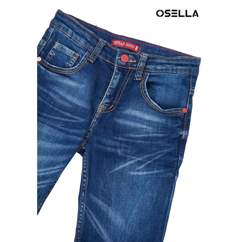 [NEW] Osella Kids Lunar Short Jeans In Dark Blue Medium Wash 22863002A | Celana Jeans Pendek Anak Laki-Laki 5