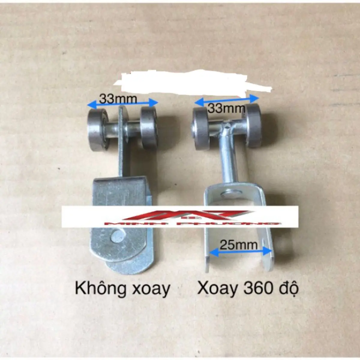 (sỉ giao hỏa tốc) 1 Cái-Bánh xe mái bạt xếp,  bánh xe cửa lùa- Bi treo