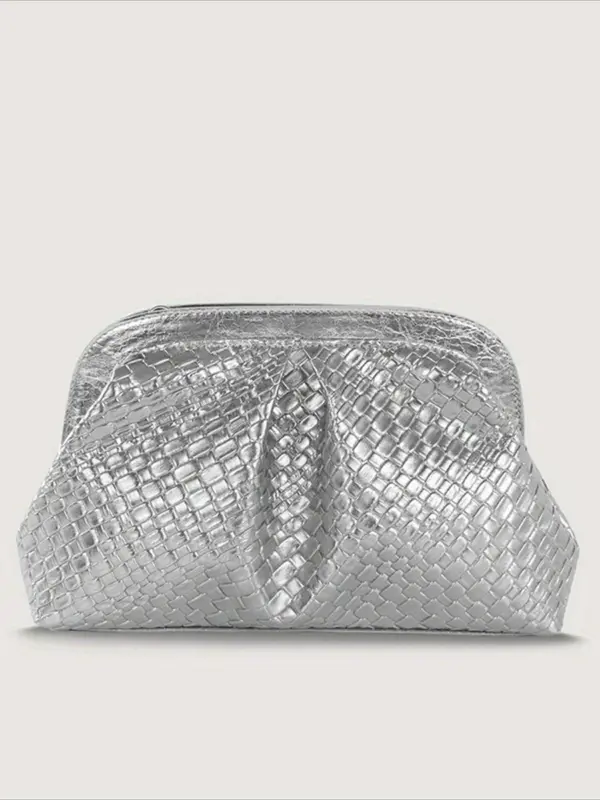 Women's Elegant Snakeskin Embossed Evening Bag, Exquisite Trendy Clutch Bag, Fashionable Bag for Party Decoration 7