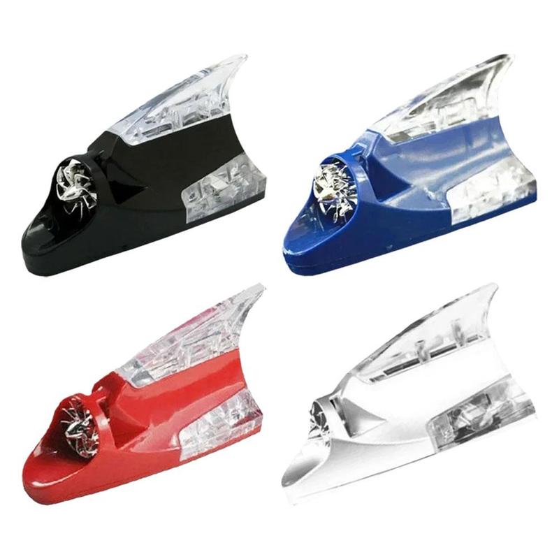 Car Wind Light Shark Fin Explosion Flashing Anti Rear Car Decorative Collision Exterior Light Z3B4 2