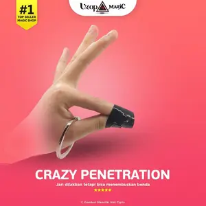 Crazy Penetration - Alat sulap jempol terlakban bisa menembuskan benda kedalamnya