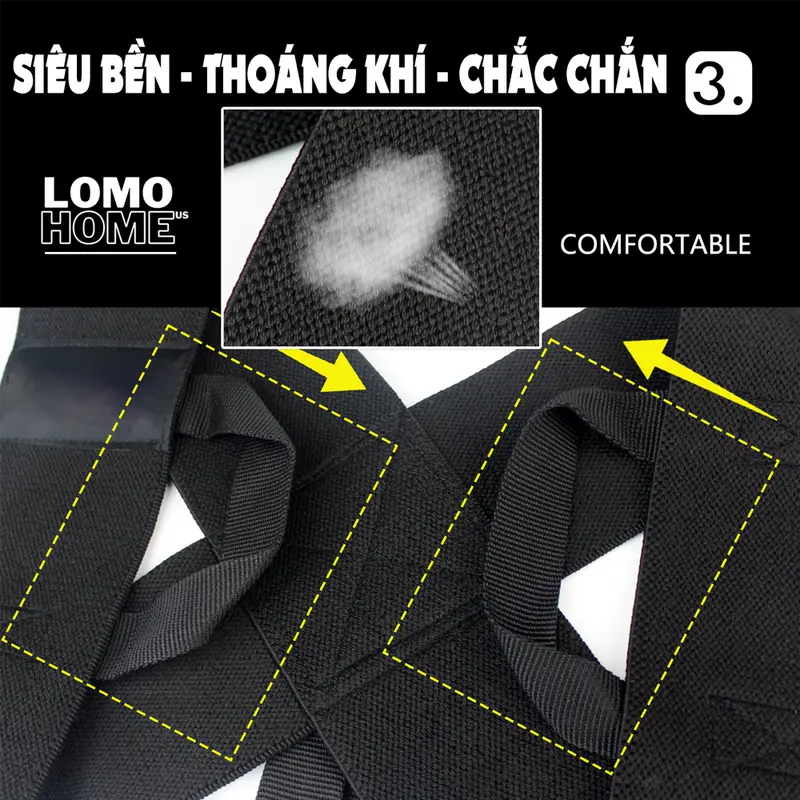 Đai chống gù lưng LOMO chuyên dụng cho dân tập gym, công sở dành cho cả nam và nữ 7