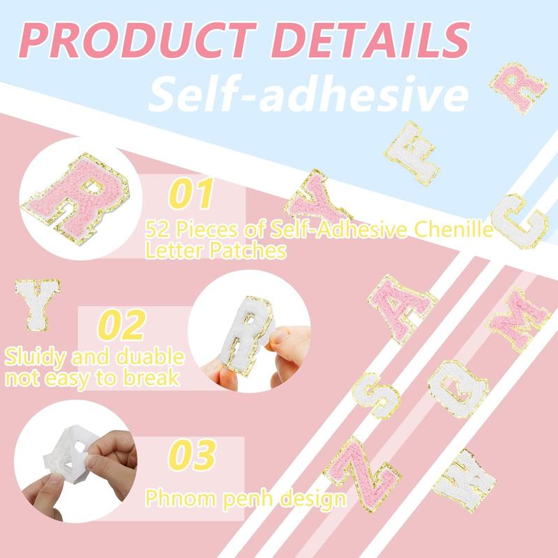 Tumbler Cup Accessories, 6pcs/set Tumbler Decor Accessories, Including 2pcs Silicone Straw Cover, 2pcs ID Letter Chain Charm & 2pcs Self-adhesive Chenille Letter Sticker, Reusable Tumbler Hanging Ornament, Bottle Not Included 6
