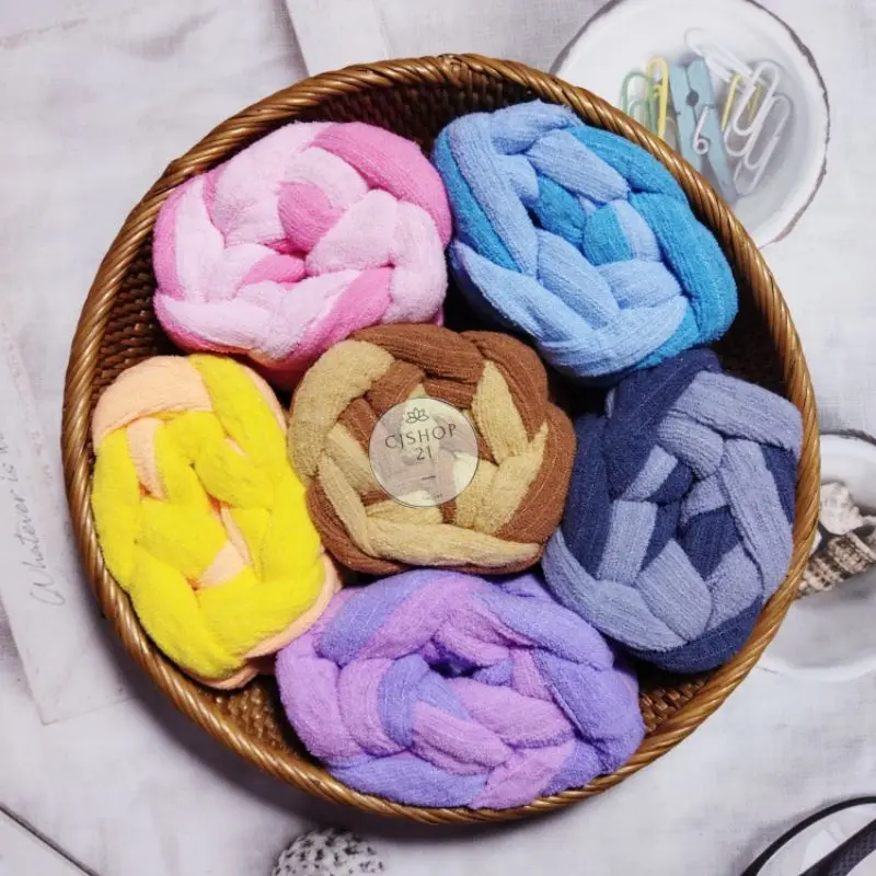 Kuncir Rambut Lilit 4 / Kuncir Kepang / Kuncir Korea / Kuncir Lilit KCR002 Karet Scrunchies
