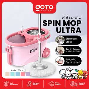 (Special Offer) Goto [COD] Ophelia Spin Mop Ultra Alat Pel Pelan Set Putar Pembersih Lantai