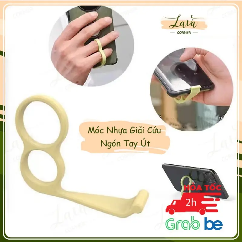 Giá Đỡ Điện Thoại Dạng Nhẫn Đeo Dễ Dàng Sử Dụng Bảo Vệ Ngón Tay Út