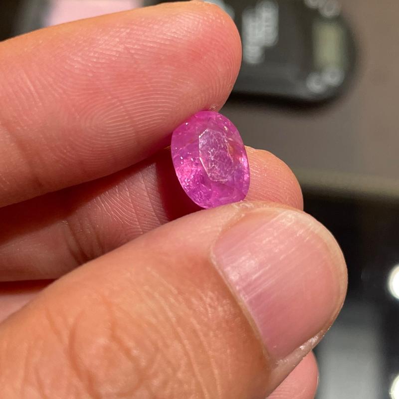 Đá quý Ruby facet. Lục Yên, YB. Tự nhiên, ko xử lý 1