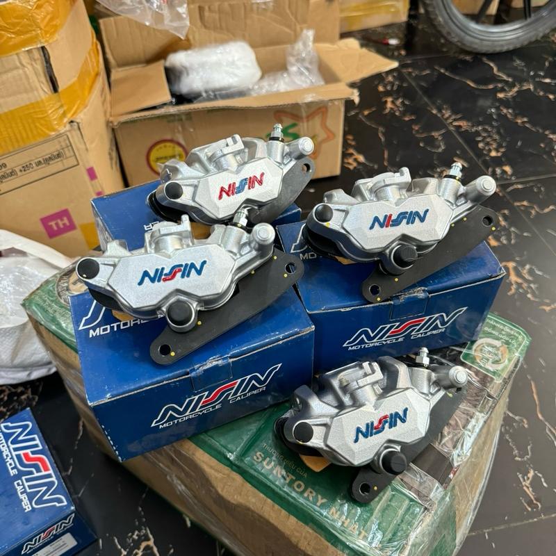  Heo dầu Nissin Thái Lan chính hãng 2 piss. Dùng để gắn và thay thế cho nhiều dòng xe  bát sẵn cho wave Zx wave Thái 110 Future 1  