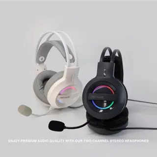 Rexus HX12: Headset Gaming Driver 50mm, Illuminate LED, Earmuff Nyaman, Desain Ringan 2