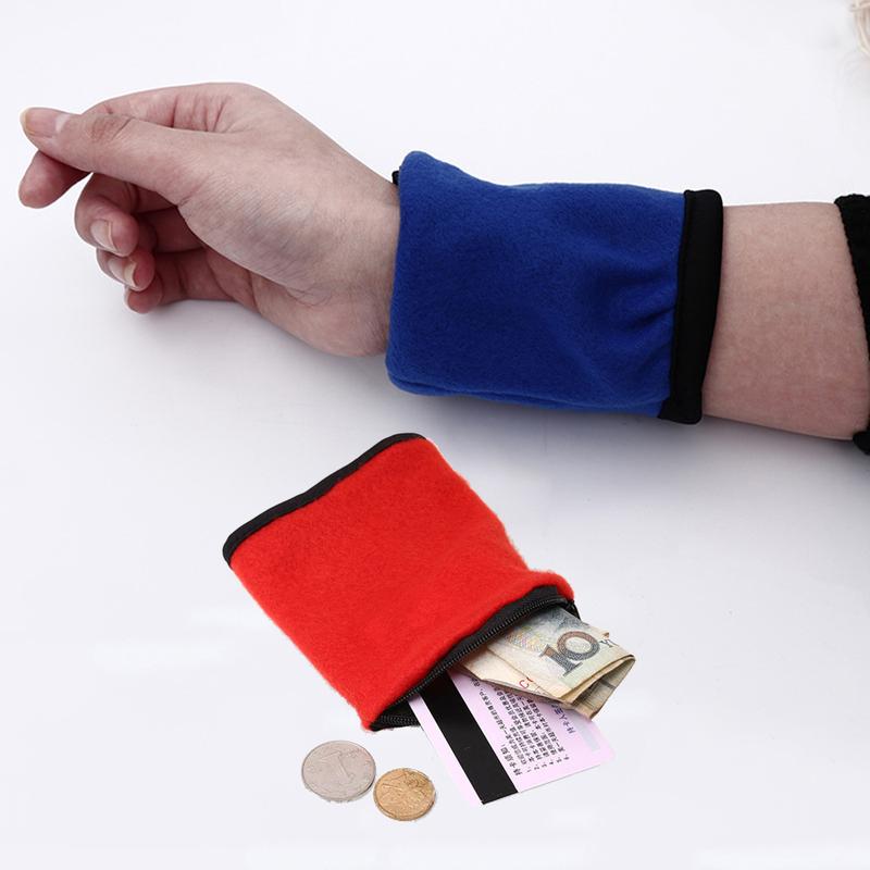 Product Introduction of Mini Wrist Wallet Key Pouch Band Fitness Sports Zipper Wristband Running Gym Cycling Safe Coin Purse Cotton Wrist Bag Men Women 24