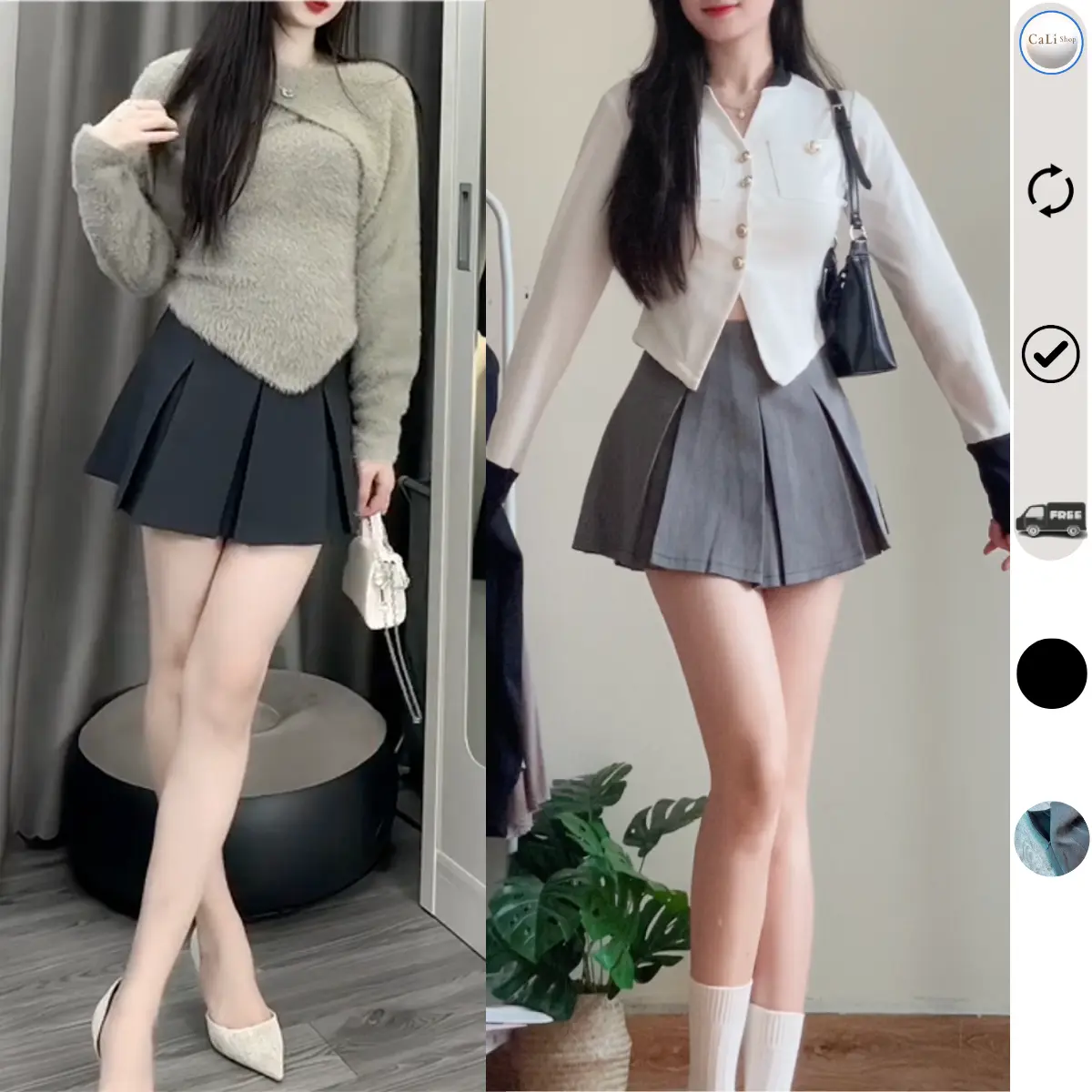 Chân váy xếp ly hộp [ Hàng QC cao cấp ] | BigBuy360 - bigbuy360.vn