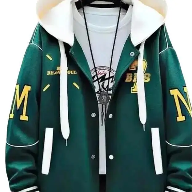 ÁO KHOÁC CARDIGAN Nam Nữ 7 BRS  Phối Nút Bấm Cúc Dài Tay Có Mũ Form To Trùm Đầu Kem Menswear Jacket - Có Cổ