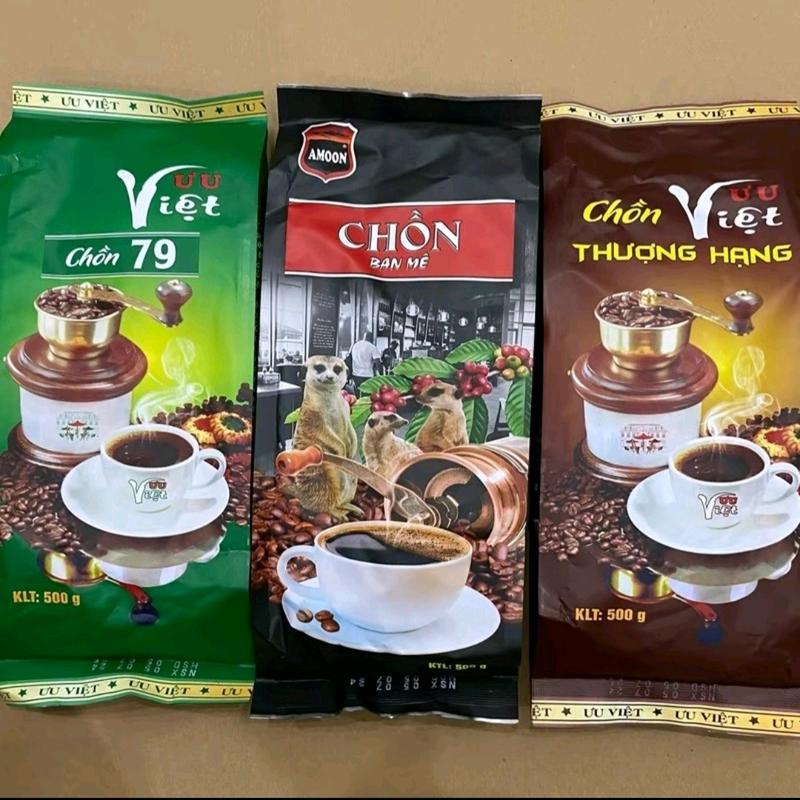 Combo 1.5 kg cà phê hương chồn ( 01 gói thượng hạng, 01 gói 79, 01 gói ban mê)