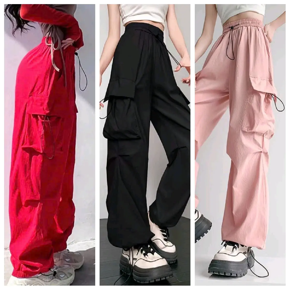 M05- (Giá xả kho) Quần túi hộp thô kaki Unisex mềm mát nam / nữ