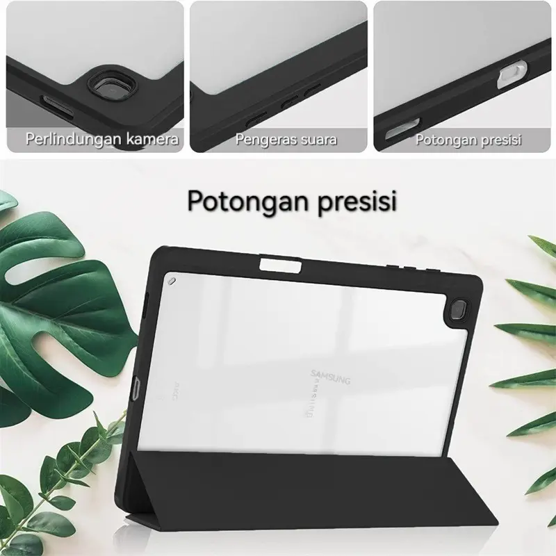 Casing Samsung Galaxy Tab S6 Lite P610/P615/P613/P619 10.4" Smart Case Sleep wake Cover Silikon 1