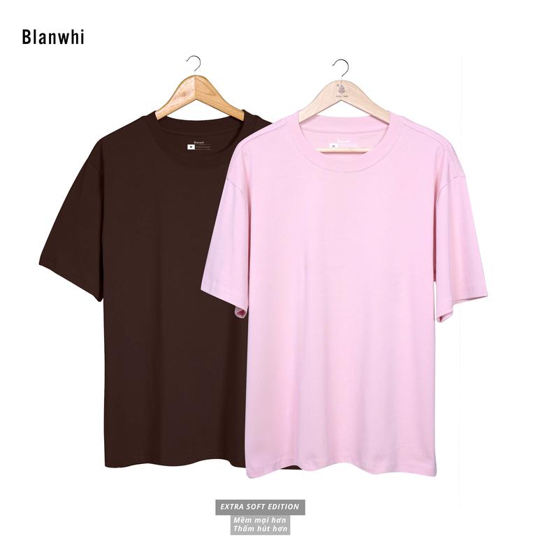 BLANWHI LIMITED EDITION ÁO THUN CỔ TRÒN PHIÊN BẢN EXTRA SOFT | 95% COTTON 5% SPANDEX | MỀM MỊN HƠN THẤM HÚT HƠN VÀ NHĂN HƠN