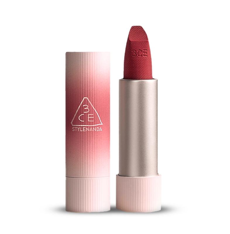  3CE x Hannah - Son len mịn lì nịnh Môi 3CE Cashmerehug Lipstick 