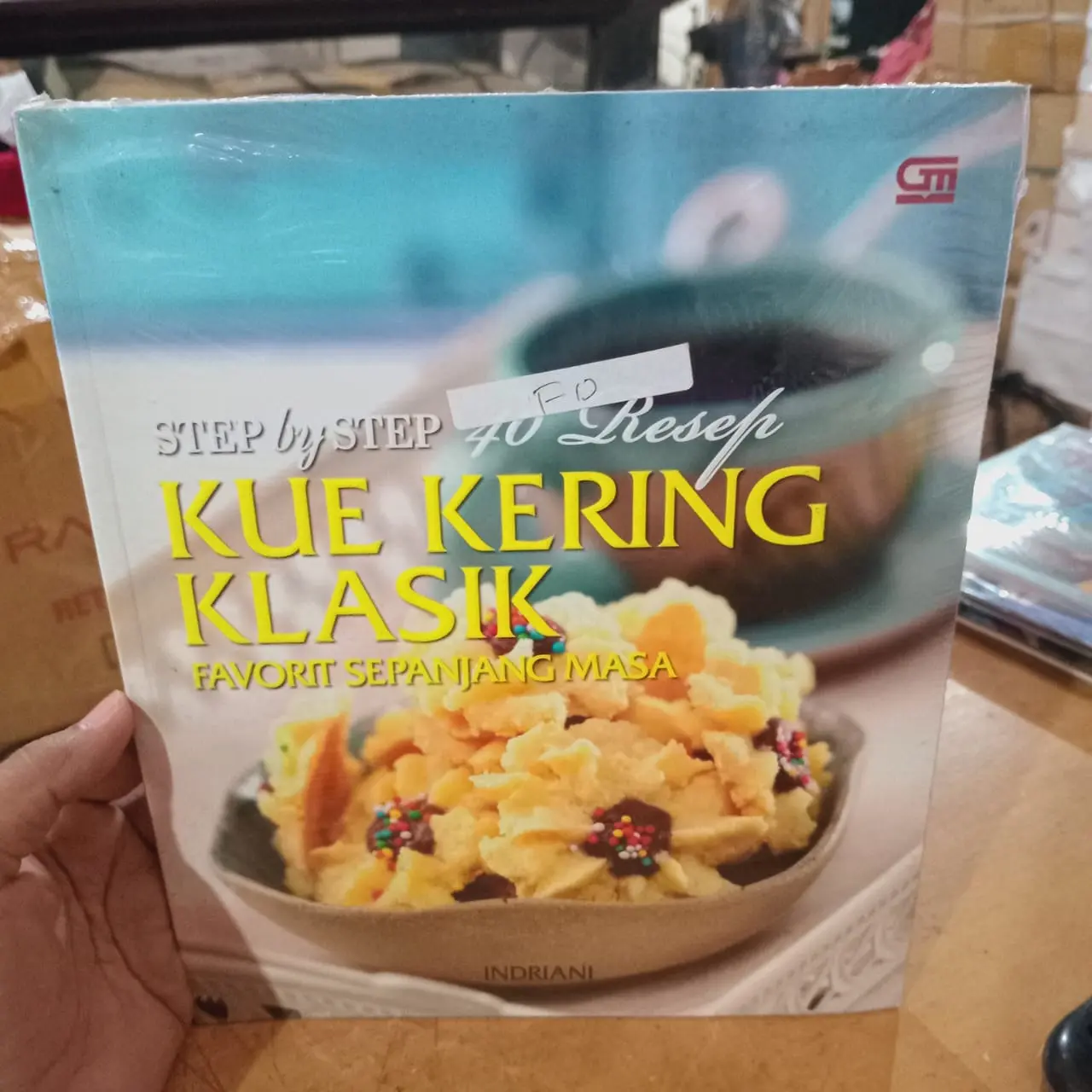 buku step by step 40 resep kue kering klasik favorit sepanjang masa by indriani