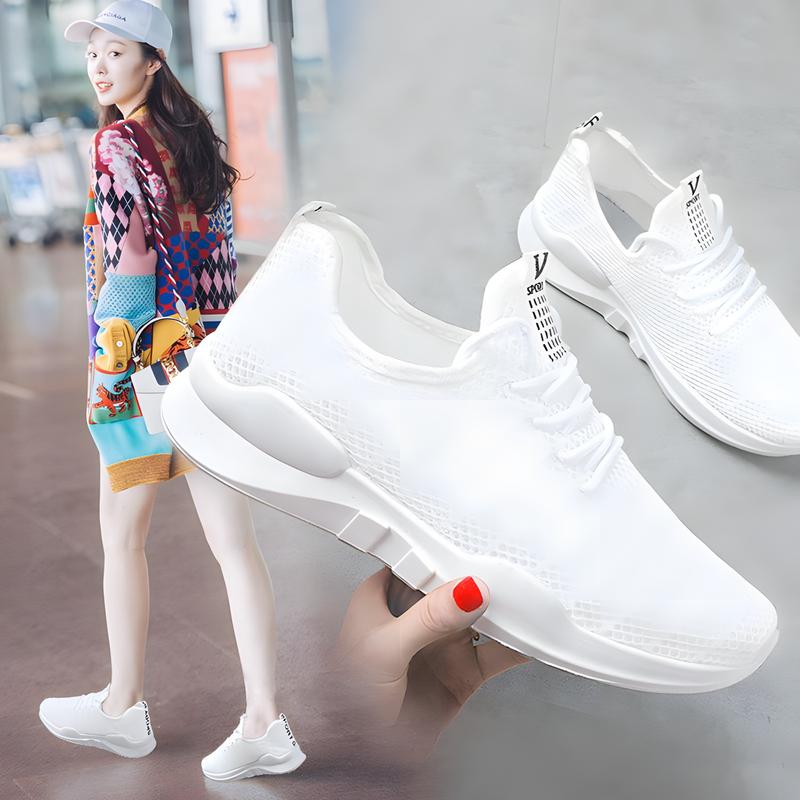 Product Introduction of New women's rubber shoes Korean casual business shoes fashion sports summer breathable shoes 16