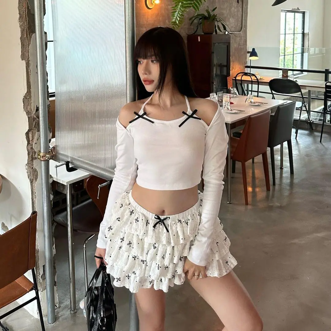 Chân Váy Nữ 4 Tầng Dáng Ngắn DaaLaa Store Kiểu Đính Nơ Xinh Xắn C996 Nữ Women