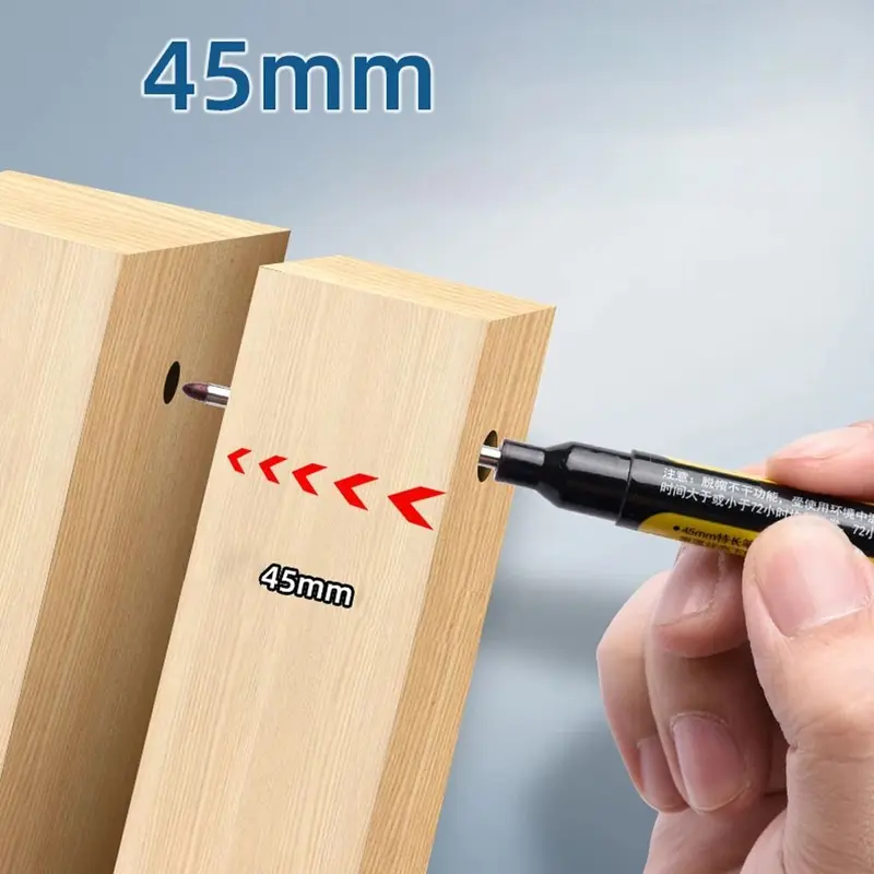 Bút Đánh Dấu Mở Rộng, 45mm, Lỗ Sâu, Đa Chức Năng, Đầu Ngòi Dài, Không Thấm Nước, Bút Đánh Dấu Sơn, Hàng Mới Về 4