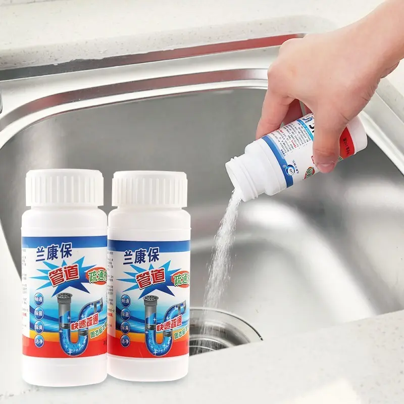 Serbuk Bubuk Anti Sumbat Pipa Pembersih Saluran Air Toilet Wastafel WC Penyumbatan Mampet Soda