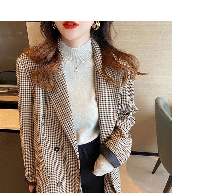 Product Introduction of High-End Western Style Inner Wear Bottoming Shirt for Women 2024 Spring and Autumn New Style Wooden Ear Mock Neck Sweater Knitwear Top 21