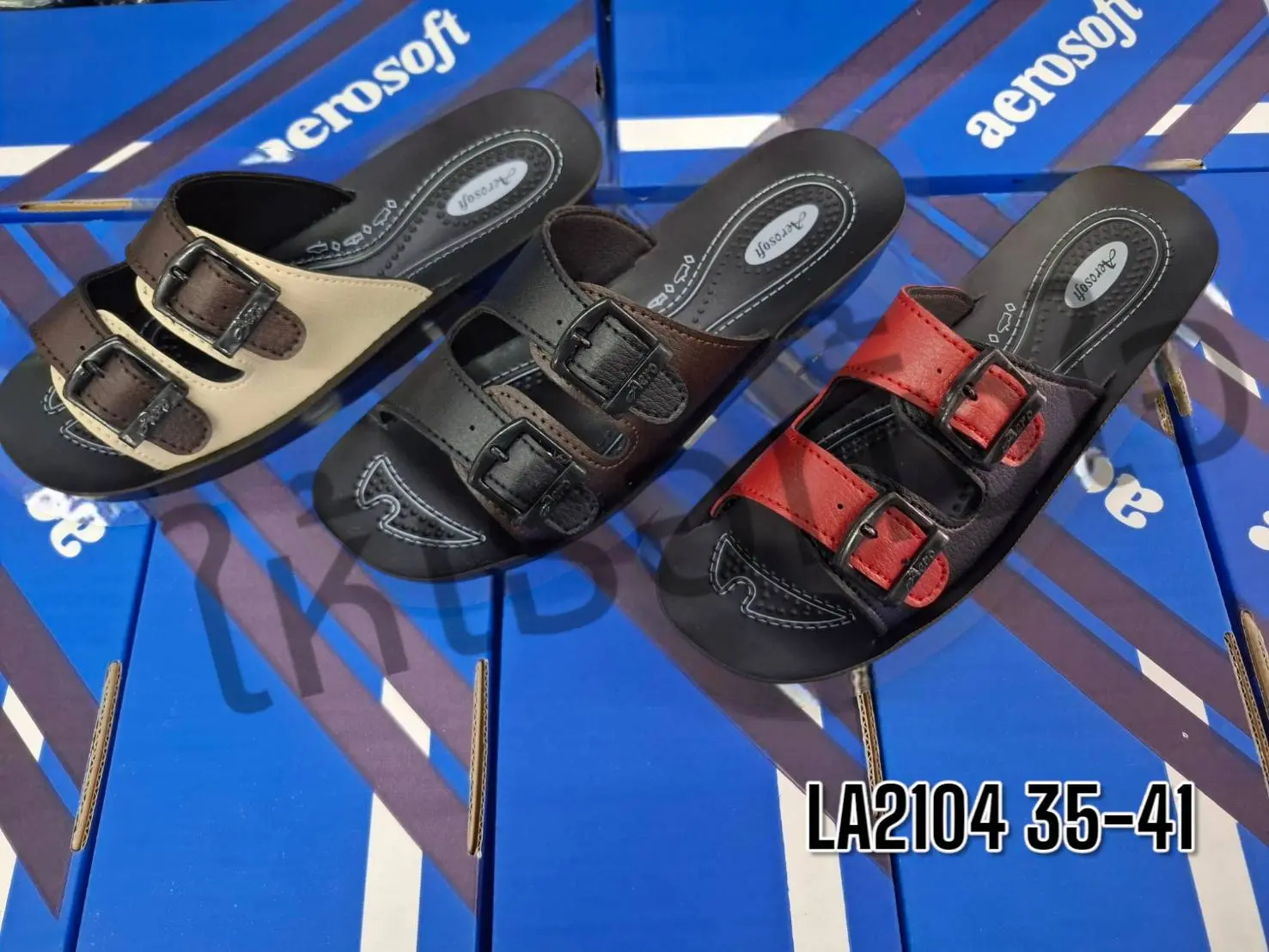 Aerosoft รองเท้าแตะผู้หญิงแบบสวมแอโร่ซอฟรุ่น LA2104 มี3สี ไซส์ 35-41