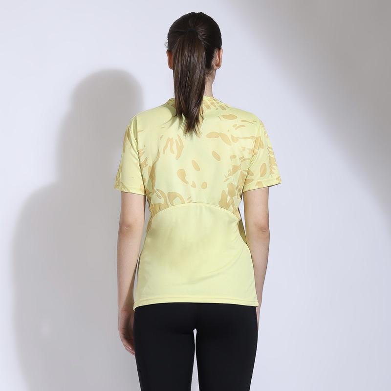 MANIAK Baju Olahraga Lengan Pendek Wanita Corak Motif Atasan Senam Running Lari Zumba Gym Fitnes (MP02 S/S) 5