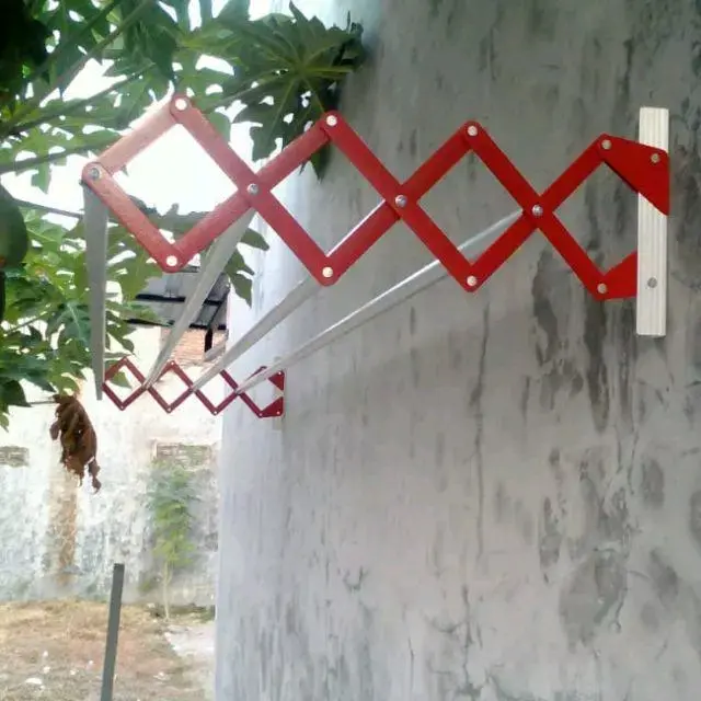 JEMURAN DINDING LIPAT ALUMUNIUM Besi 4