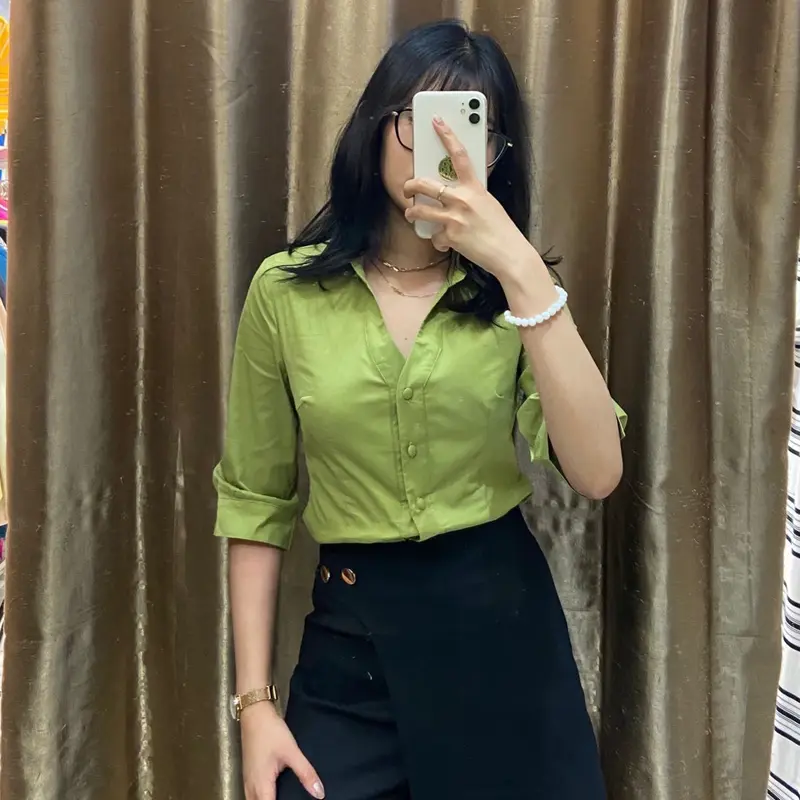 Kemeja Pendek 3/4 Slim Fit Big Mango 5