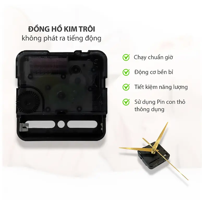 Đồng Hồ Treo Tường Gấu Trúc Lắc  Có LED Cute trang trí siêu dễ thương quà Tặng Tân Gia Decor Decor Phòng Decor Decor Phòng Tráng Gương 7