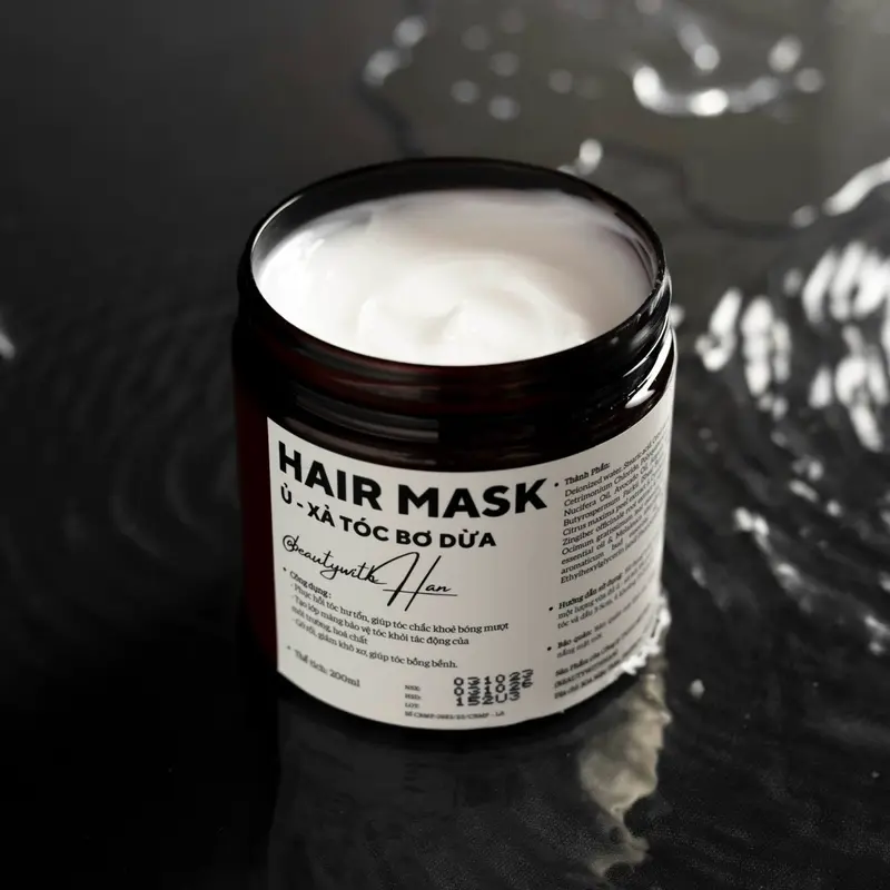 Kem Ủ Xả Bơ Dừa beautywithHan size 200gr cấp ẩm phục hồi 5