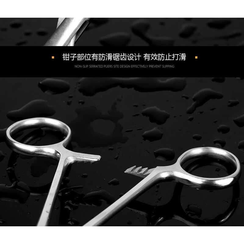 Product Introduction of Fishing large elbow 18cm stainless steel decoupler, lure hook removal pliers, hemostatic pliers 10
