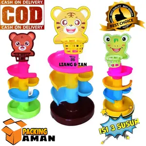 ( BISA COD ) PROMO Mainan Anak Rolling Ball / Mainan Anak Sliding Ball / Mainan Anak Bayi Bola Putar / Mainan Anak Laki Laki / Mainan Anak Perempuan SNI Murah