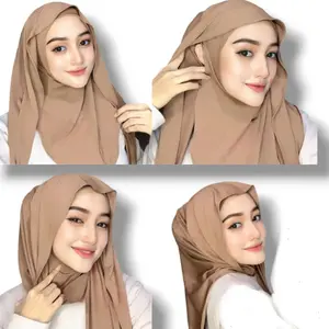 HIJAB INSTAN JERSEY OVAL INNER TUTUP LEHER|| HIJAB PASHMINA INSTAN JERSEY OVAL PLUS INNER Nyaman Spandex Muslim Kerudung Cantik Panjang Standar Variasi Segitiga