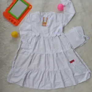 Gamis Putih Anak Manasik Haji Jihan Collection