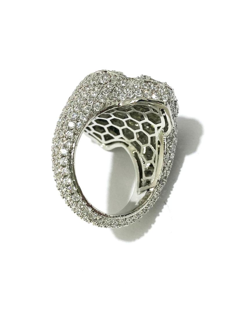 Product Introduction of Men's Rhinestone Decorated Ring, Iced Out Zircon Prong Ring for Men, Hip Hop Jewelry for Party, Daily Decor, Trendy All-match & Exquisite Jewelry for Birthday Gift 7
