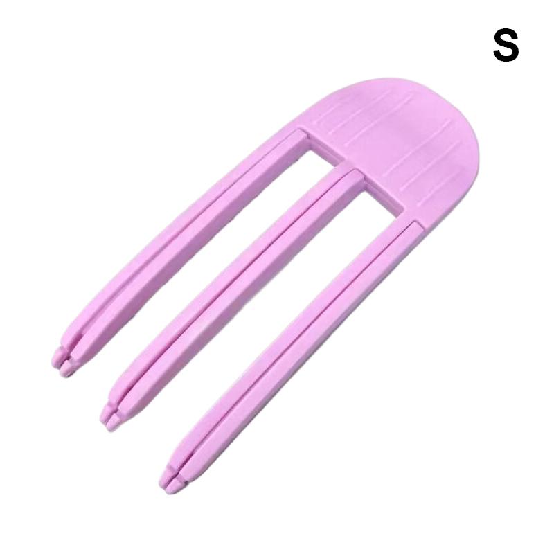 Product Introduction of New Hair Care Roots Natural Fluffy Hair Clip No Heat Plastic Hair Curler Twist Styling Diy Tools 3/ 6 Teeth Comb Fluffiness Tool 24