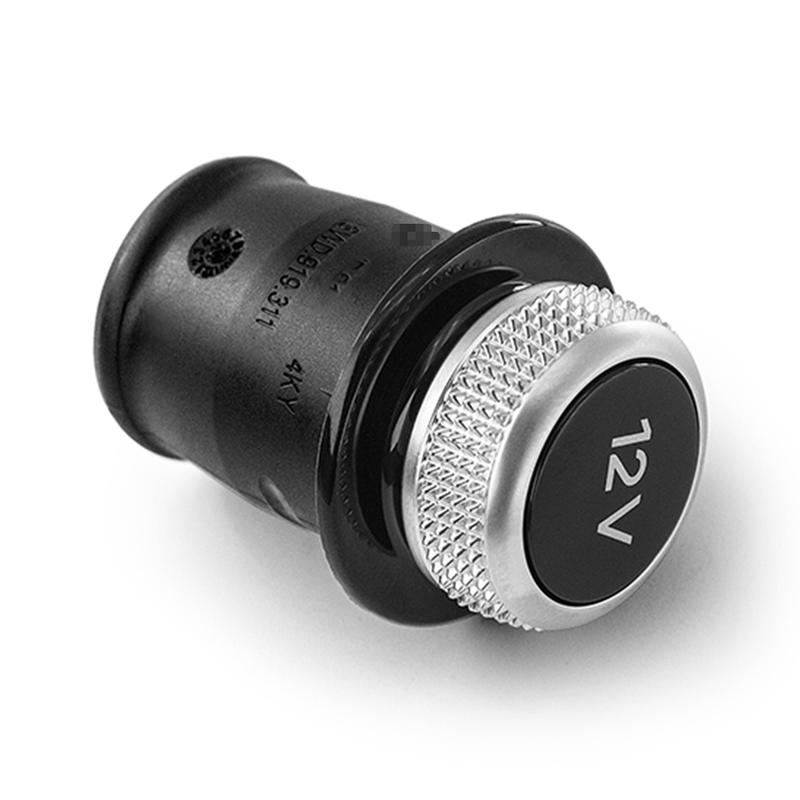 Product Introduction of 12V Car Cigarette Lighter Cover Chrome Plated Cigarette Lighter Plug for A4 A5 A6L Q5 8W0919311 8WD919311 4H0919311 4L0919311 40GF #458215 30