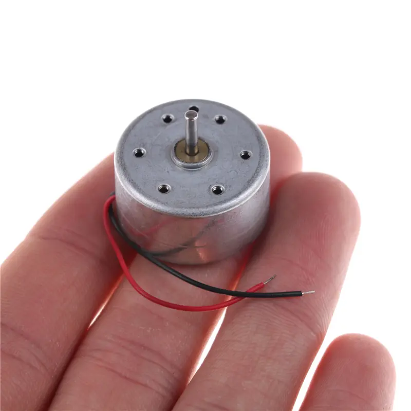 Động Cơ Năng Lượng Mặt Trời DC, RF-300C, Động Cơ Đồ Chơi Tròn Nhỏ, Có Cỡ 1.5V, 3V, 5V, 6V, 6600RPM 1