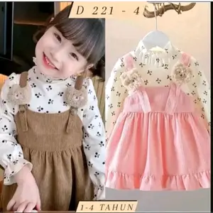 DRES IMPORT ANAK Cantik /DRES anak LUCU/DRES ANAK TERLARIS Manis Manis Manis Motif