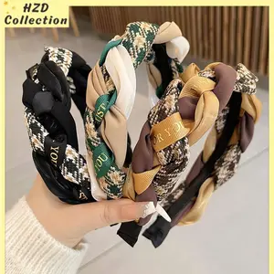 Bando Kepang Wanita Fashion Korea Bandana Twist Headband Aksesoris Rambut HZD BDO16
