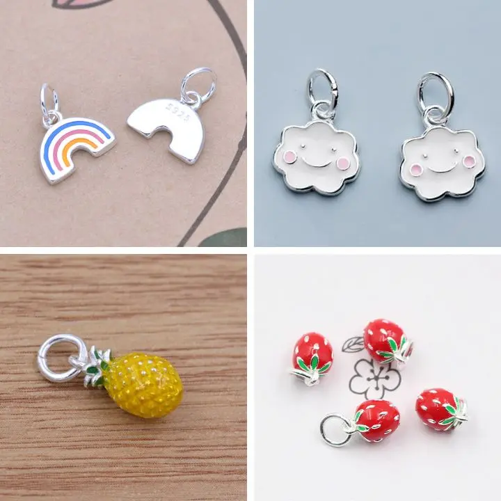 Lẻ charm xinh xắn gắn lắc tay, vòng tay handmade nhiều mẫu mã xinh xắn DIY 4