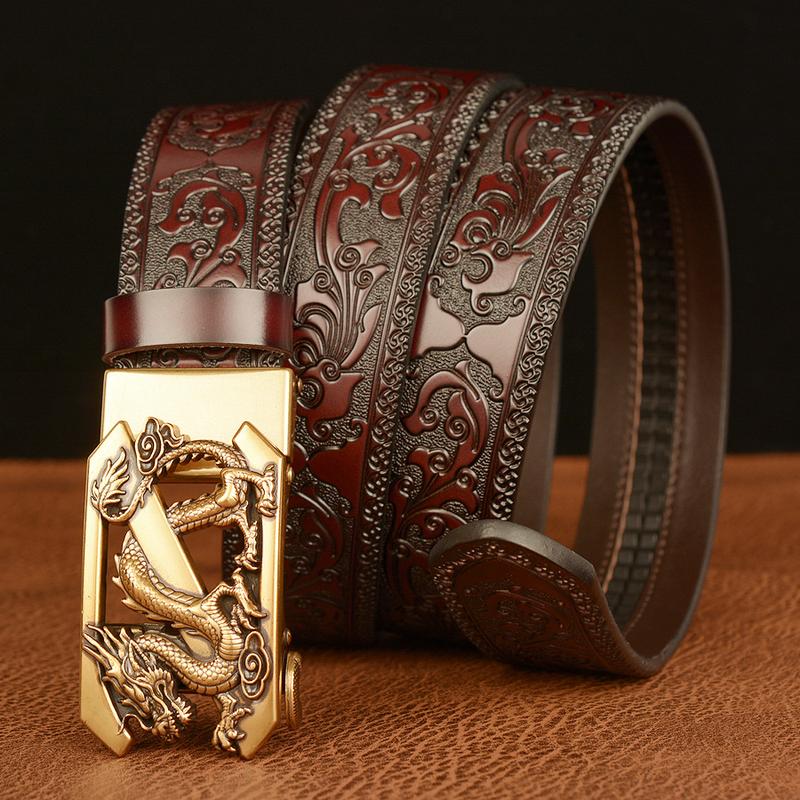 Product Introduction of Sabuk Gesper Ikat Pinggang Pria Ukir Kulit Sapi Model Naga Dragon 6