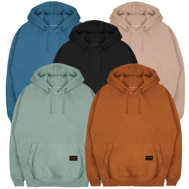 Otsky Jacket Hoodie Pria Polos Fleece Tebal Premium - Shop | Tokopedia