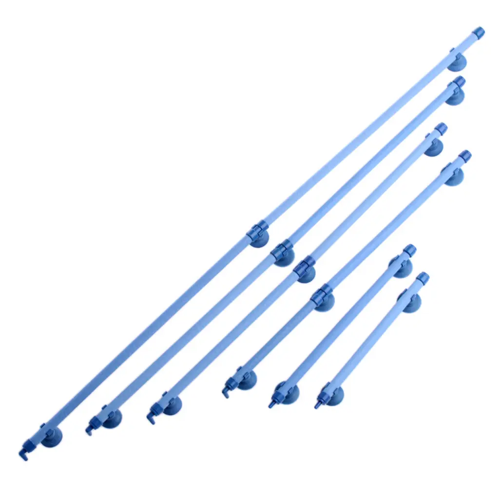 Air Stone Bar Tubes with Suction Cups Bubble Diffuser Fish for Tank Bubble Wall for Aquarium Hydroponics Pump Multi Size