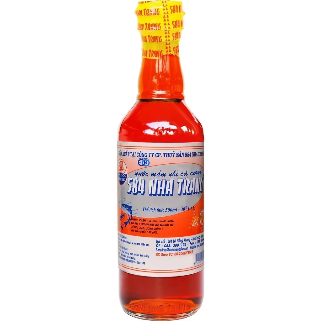 nước mắm 584 30 độ đạm nha trang
