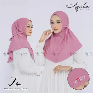 Aqila Hijab - Jihan Jersey Premium Hijab Instan Syria Tali Bordir