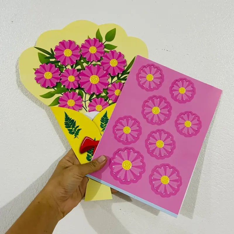 Set 10 thiệp dán 3D handmade tặng Bà mẹ cô giao ngày mùng 8 tháng 3 4